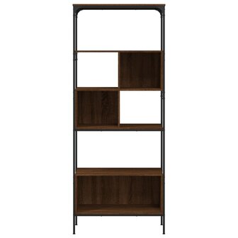 Boekenkast 5-laags 76x33x188,5 cm bewerkt hout bruineikenkleur 8721012340589 5