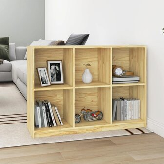 Boekenkast 104x33x76 cm massief grenenhout 8720286772959 6