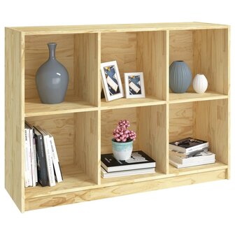 Boekenkast 104x33x76 cm massief grenenhout 8720286772959 7