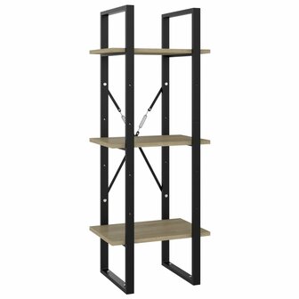 Boekenkast 5 schappen 40x30x175 cm bewerkt hout sonoma eiken 8720286649275 5