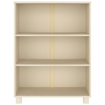 Boekenkast HAMAR 85x35x112 cm massief grenenhout honingbruin 8720286818305 3