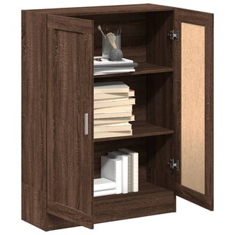 Boekenkast 82,5x30,5x115 cm bewerkt hout bruineikenkleurig 8720845922542 4