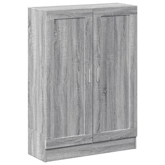 Boekenkast 82,5x30,5x115 cm bewerkt hout grijs sonoma eiken 8720845922535 2