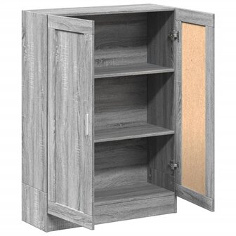 Boekenkast 82,5x30,5x115 cm bewerkt hout grijs sonoma eiken 8720845922535 5