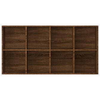 Boekenkast 66x30x130 cm bewerkt hout bruin eikenkleur 8720286975138 7