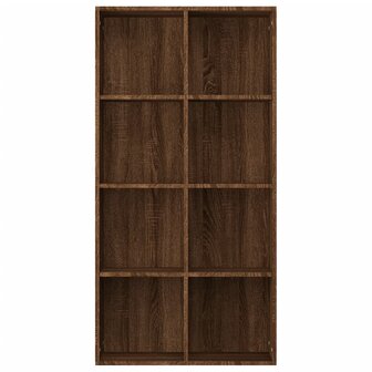 Boekenkast 66x30x130 cm bewerkt hout bruin eikenkleur 8720286975138 8