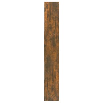 Boekenkast 67x24x161 cm bewerkt hout gerookt eikenkleurig 8720286954454 4