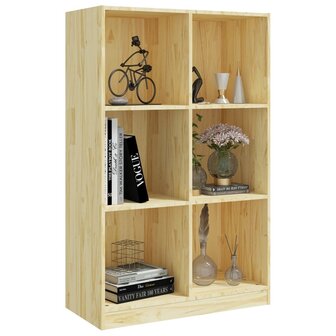 Boekenkast 70x33x110 cm massief grenenhout 8720286772836 4