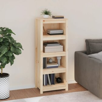 Boekenkast 50x35x125,5 cm massief grenenhout 8720845556600 1