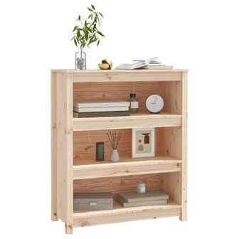 Boekenkast 80x35x97 cm massief grenenhout 8720845556303 4