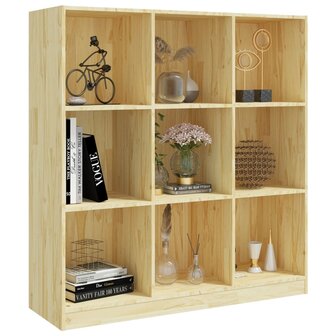 Boekenkast / kamerscherm 104x33,5x110 cm massief grenenhout 8720286773017 4