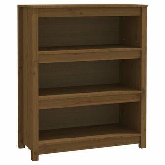 Boekenkast 80x35x97 cm massief grenenhout honingbruin 8720845556334 2