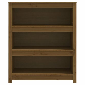 Boekenkast 80x35x97 cm massief grenenhout honingbruin 8720845556334 5