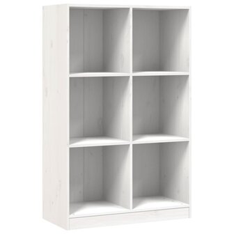 Boekenkast 70x33x110 massief grenenhout wit 8721012122628 2