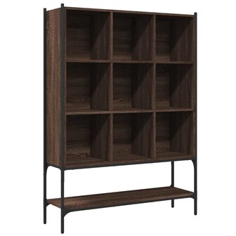 Boekenkast 102x30x141,5 cm bewerkt hout bruineikenkleurig 8721012402867 2