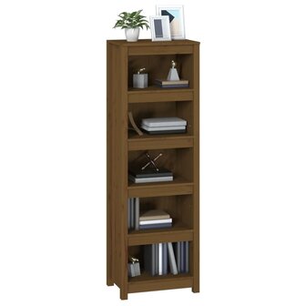 Boekenkast 50x35x154 cm massief grenenhout honingbruin 8720845556686 4