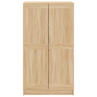 Boekenkast 82,5x30,5x150 cm bewerkt hout sonoma eikenkleurig 8720286134085 5