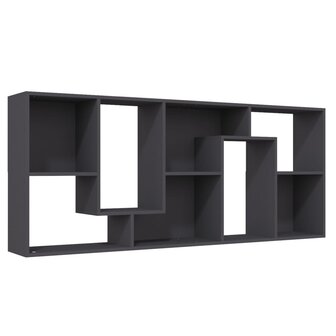 Boekenkast 67x24x161 cm bewerkt hout grijs 8719883915814 6