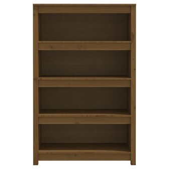 Boekenkast 80x35x126 cm massief grenenhout honingbruin 8720845556389 5