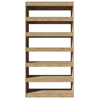 Boekenkast/kamerscherm 100x30x198 cm bewerkt hout sonoma eiken 8720286843888 5