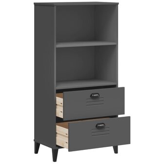 Boekenkast VIKEN 60x35x123 cm massief grenenhout antracietgrijs 8721012310483 5