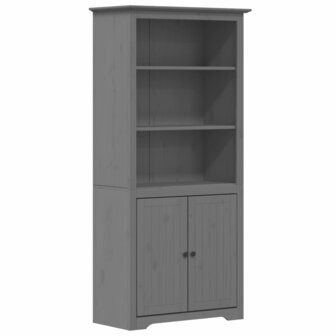 Boekenkast BODO 80x40x172 cm massief grenenhout grijs 8720845913977 2