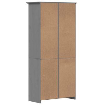 Boekenkast BODO 80x40x172 cm massief grenenhout grijs 8720845913977 6