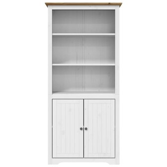 Boekenkast BODO 80x40x172 cm massief grenenhout wit en bruin 8720845913960 3