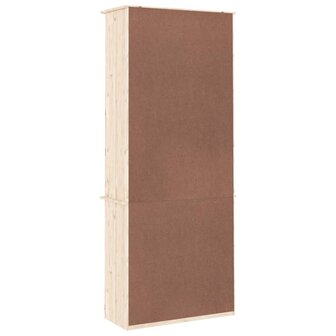 Boekenkast met lades ALTA 77x35x186,5 cm massief grenenhout 8720845886851 6