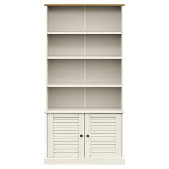 Boekenkast VIGO 85x35x170 cm massief grenenhout wit 8720845846114 4