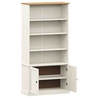 Boekenkast VIGO 85x35x170 cm massief grenenhout wit 8720845846114 5