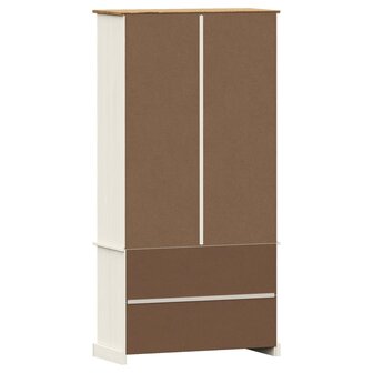 Boekenkast VIGO 85x35x170 cm massief grenenhout wit 8720845846114 7