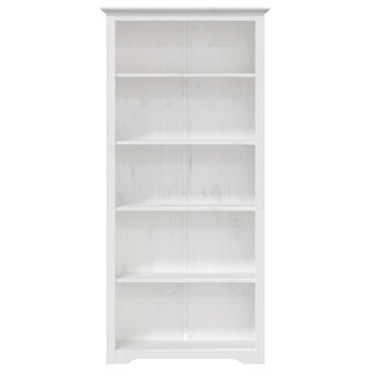 Boekenkast 5-laags BODO 80x38x180 cm massief grenenhout wit 8720845914196 3