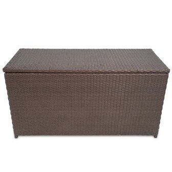 Tuinbox 120x50x60 cm poly rattan bruin 8718475501046 2