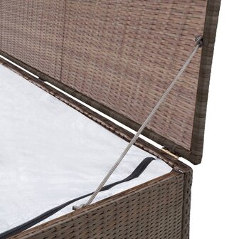 Tuinbox 120x50x60 cm poly rattan bruin 8718475501046 3