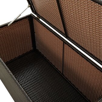 Tuinbox 100x50x50 cm poly rattan bruin 8719883732176 4