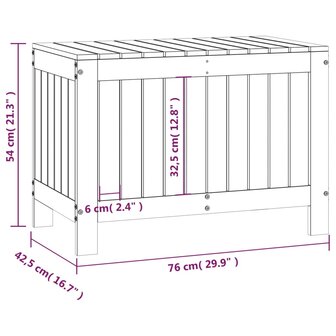 Tuinbox 76x42,5x54 cm massief grenenhout 8721012122642 10