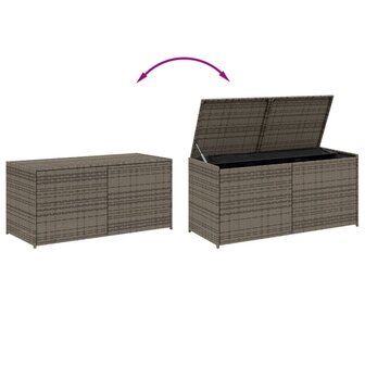 Tuinbox 283 L poly rattan grijs 8721012243569 7