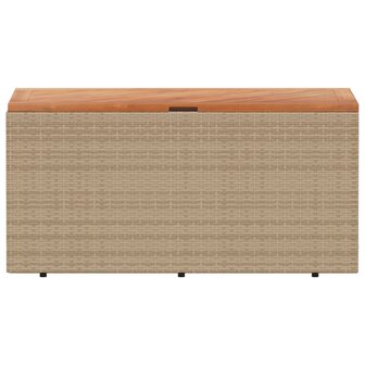 Tuinbox 110x50x54 cm poly rattan en acaciahout beige 8721012265028 4