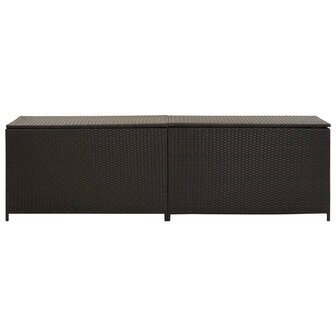 Tuinbox 200x50x60 cm poly rattan bruin 8719883732206 2