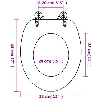 Toiletbril zeester MDF 8718475863830 8