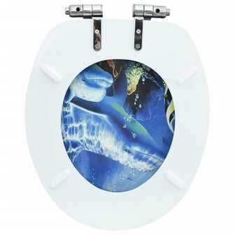 Toiletbril met soft-close deksel dolfijn MDF 8718475722823 7