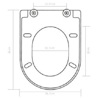 Toiletbril soft-close met quick-release ontwerp zwart 8719883596198 9