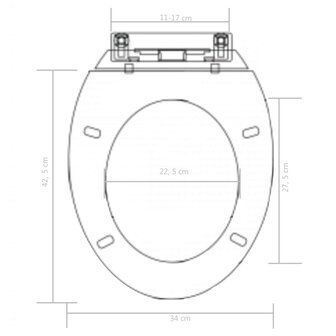 Toiletbril soft-close met quick-release ontwerp zwart 8719883596228 9