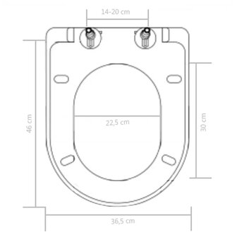 Toiletbril soft-close met quick-release ontwerp zwart 8719883596242 9