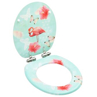 Toiletbril met soft-close deksel flamingo MDF 8720286028575 1