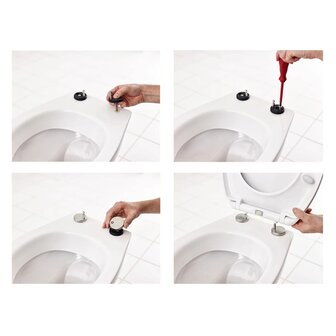 RIDDER Toiletbril Generation soft-close wit 2119101 4006956202334 8