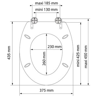 SCH&Uuml;TTE Toiletbril met soft-close BALANCE MDF 4008431801223 6