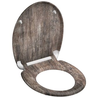 SCH&Uuml;TTE Toiletbril met soft-close OLD WOOD duroplast met print 4008431823683 2