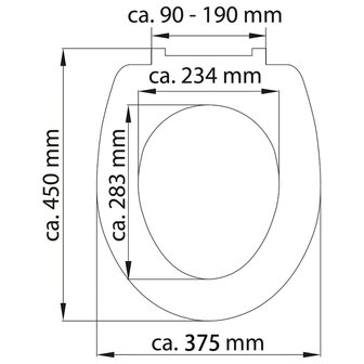 SCH&Uuml;TTE Toiletbril met soft-close MAGIC LIGHT duroplast hoogglans 4008431825878 8